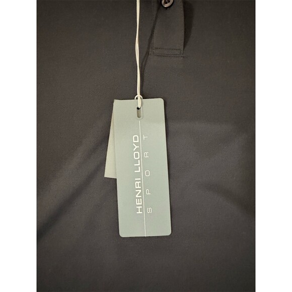 Henri Lloyd Sport Women's Performance Polo Shirt Size M Dark Charcoal Gray - Picture 3 of 8